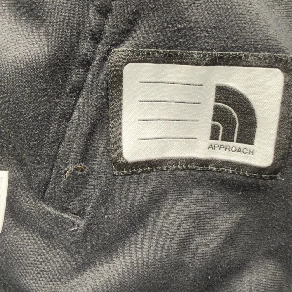 The North Face Denali Fleece Jacket Youth L Gray Black Good Polartec Full Zip